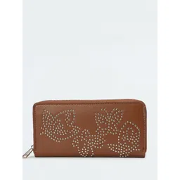 max Women Floral Textured PU Zip Around Wallet-picture-40