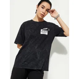 max Women Graphic Printed Round Neck Cotton T-shirt-picture-26