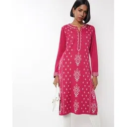 max Women Knit Straight Winter Kurta-picture-13