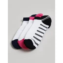 max Women Pack Of 3 Colourblocked Ankle-Length Socks-picture-49