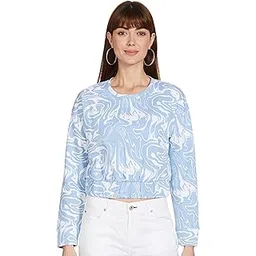 max Women Polyester Printed Crew Neck Sweatshirt-picture-21