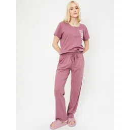 max Women Printed Night suit-picture-50