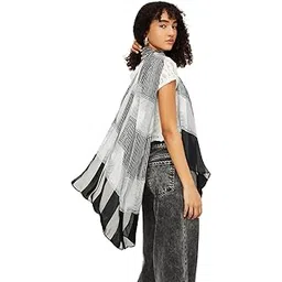 max Women Printed Scarf (Black_FS)-picture-38