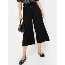 max Women Regular Fit Mid-Rise Culottes Trousers-picture-39