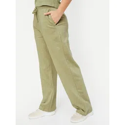 max Women Solid Brown Track Pants-picture-28