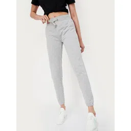 max Women Solid Grey Track Pants-picture-15
