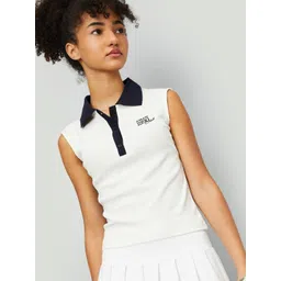 max Women Solid Round Neck Cotton T-shirt-picture-33