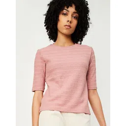 max Women Solid Round Neck T-shirt-picture-30