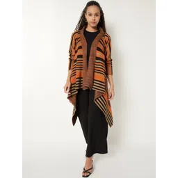 max Women Striped Longline Shrug-picture-41