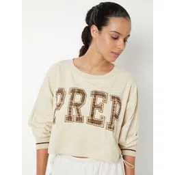 max Women Typography Printed Round Neck Pure Cotton T-shirt-picture-44