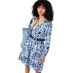 max Women's Cotton A-Line Midi Dress-picture-34
