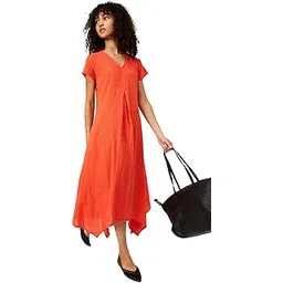 max Women's Cotton A-Line Midi Dress-picture-32