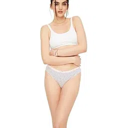 max Women's Cotton Blend Classic Regular Fit Solid Bikini Style Underwear-picture-39