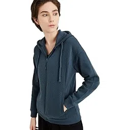 max Women's Cotton Blend Hooded Neck Sweatshirt-picture-28