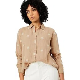max Women's Cotton Blend Regular Shirt-picture-27