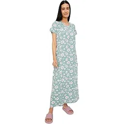 max Women's Cotton Maxi Casual Night Gown-picture-34