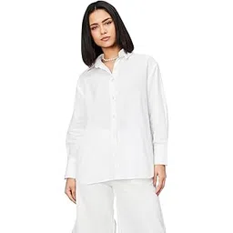 max Women's Cotton Solid Regular Fit Shirt-picture-13