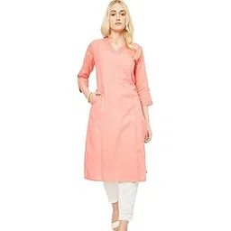 max Women's Cotton Straight Fit Casual Kurta-picture-36