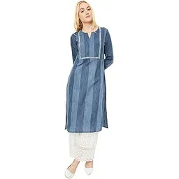 max Women's Cotton Straight Fit Casual Kurta-picture-39