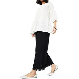max Women's Regular Fit Mid Rise Palazzo-picture-45