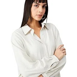 max Women's Solid Regular Fit Shirt-picture-16