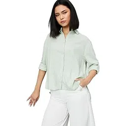 max Women's Solid Regular Fit Shirt-picture-26