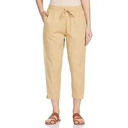 max Women's Straight Fit Mid Rise Pants-picture-12