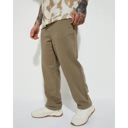 max Men Cotton Straight Fit Trousers image 2