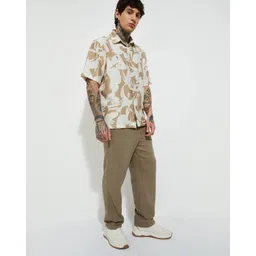 max Men Cotton Straight Fit Trousers image 4