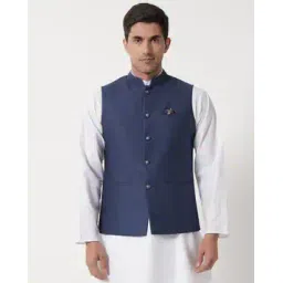 maxence Nehru Jacket with Welt Pockets-picture-19