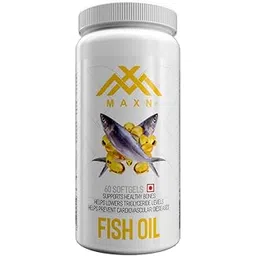 MAXN Omega 3 Fish Oil Capsules - Health Supplement For Men & Women (60 Softgels) Aid In The Reduction Of Muscle Soreness & Inflammation/Supports Healthy Bones/ Lowers Triglyceride Levels In The Blood.-picture-32
