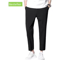 mayankmk Men Solid Black Track Pants-picture-24