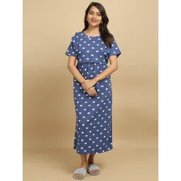 mayaval Women Maternity/Nursing Nighty-picture-10