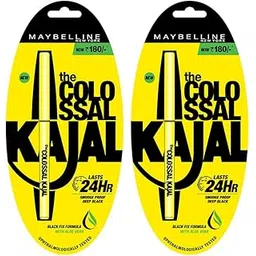 Maybelline Colossal Kajal Pencil, Black, (Pack Of 2) Matte Finish-picture-27