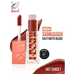 Maybelline Sunkisser Hazy Matte Transfer Proof Blush 4.7g - Hot Sunset 37-picture-39
