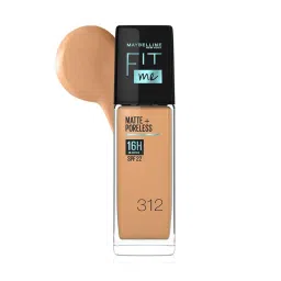 Maybelline New York Fit Me Matte & Poreless Liquid Foundation 312 Golden - 30 ml-picture-36