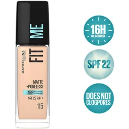 maybelline new york Fit Me Matte+Poreless Liquid Foundation (With Pump & SPF 22) Foundation-picture-13