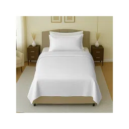 Mayfair Homes London 100 % Cotton 144TC Single Bedsheet with 1 pillow covers-picture-10