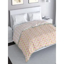 MAYFAIR HOMES LONDON Pink & White Geometric Cotton Mild Winter 150 GSM Double Bed Dohar-picture-30