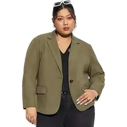 maykr Black Blazer for Women,Casual Blazer-picture-43