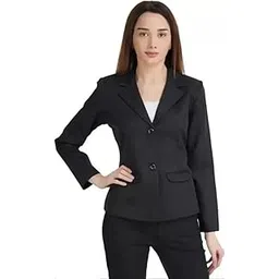maykr Black Blazer for Women,Casual Blazer.4-picture-18