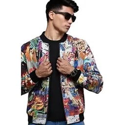 maykr Jacket For Men, Printed Jacket,Winter Jacket For Men, Men's Jacket, Multicolor Jacket, Stylish Jacket, Casual Jacket For Men,Plus Size men's Jacket06.-picture-49