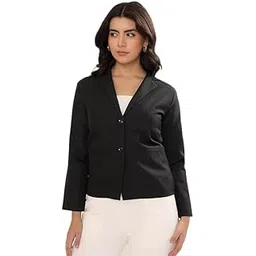 maykr Women Blazer,Black Blazer for Women,Casual Blazer|100-picture-20