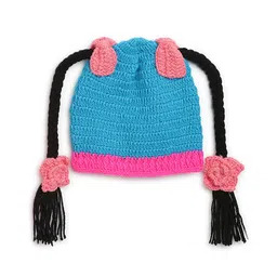 MayRa Knits Braided Hand Knitted Cap - Blue-picture-27