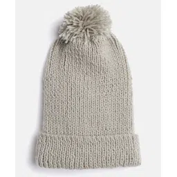 MayRa Knits Hand Knitted Bobble Cap - Grey-picture-25