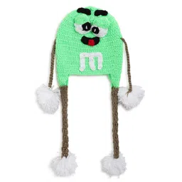 MayRa Knits Monster Detailed Hand Knitted Cap - Green-picture-17