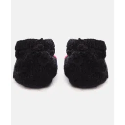 MayRa Knits Pack of 2 Hand Knitted Booties - Blue image 5