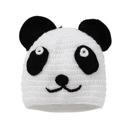 MayRa Knits Panda Design Cap - White-picture-23
