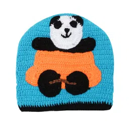 MayRa Knits Panda Patch Cap - Blue-picture-24