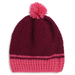 MayRa Knits  Self Designed Hand Knitted Cap - Red-picture-28